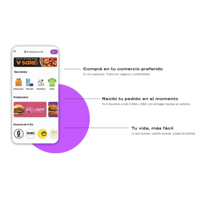 V-Go | App de delivery vegan & veggie 2