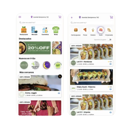 V-Go | App de delivery vegan & veggie